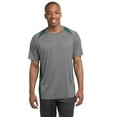 thumbnail image 1 of Sport-Tek Men's 100 Percent Polyester Colorblock Tee. ST361, 1 of 1