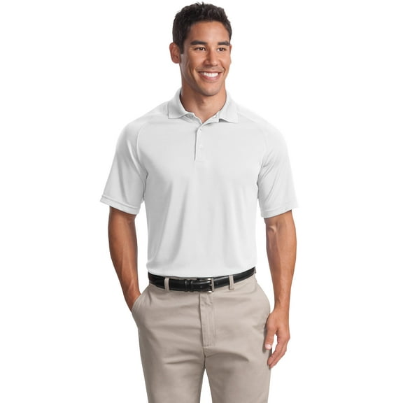 Sport-Tek Men's 100 Percent Polyester Dry Zone Raglan Polo. T475