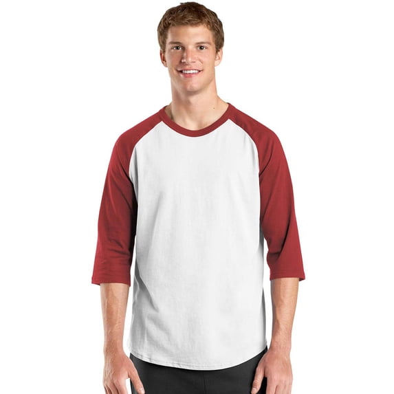 Sport-Tek Men's 3/4 Raglan Sleeves Colorblock Jersey