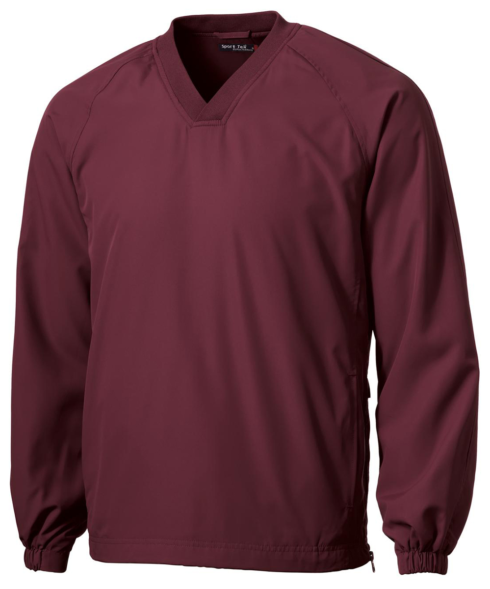 Sport Tek Men s Big And Tall Breathable V Neck Wind Shirt Walmart