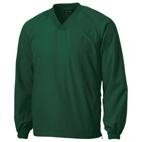 Sport-Tek Men's Big And Tall Breathable V-Neck Wind Shirt