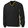thumbnail image 1 of Sport-Tek Men's Big And Tall V-Neck Raglan Wind Shirt, 1 of 2