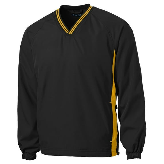 Sport-Tek Men's Big And Tall V-Neck Raglan Wind Shirt