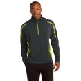 thumbnail image 1 of Sport-Tek Men's Cadet Collar 1/2-Zip Colorblock Pullover, 1 of 3