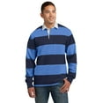 thumbnail image 1 of Sport-Tek Men's Classic Long Sleeve Rugby Polo. ST301, 1 of 6