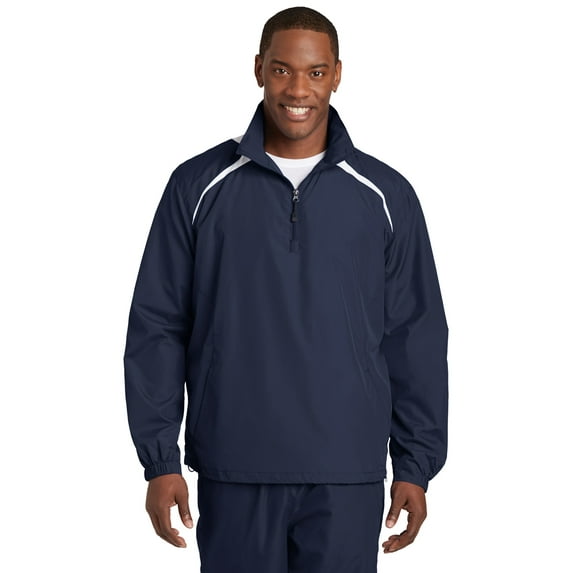 Sport-Tek Men's Colorblock 1/2-Zip Wind Shirt