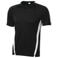 thumbnail image 1 of Sport-Tek Men's Colorblock Competitor T-Shirt_Black/White_Large, 1 of 5