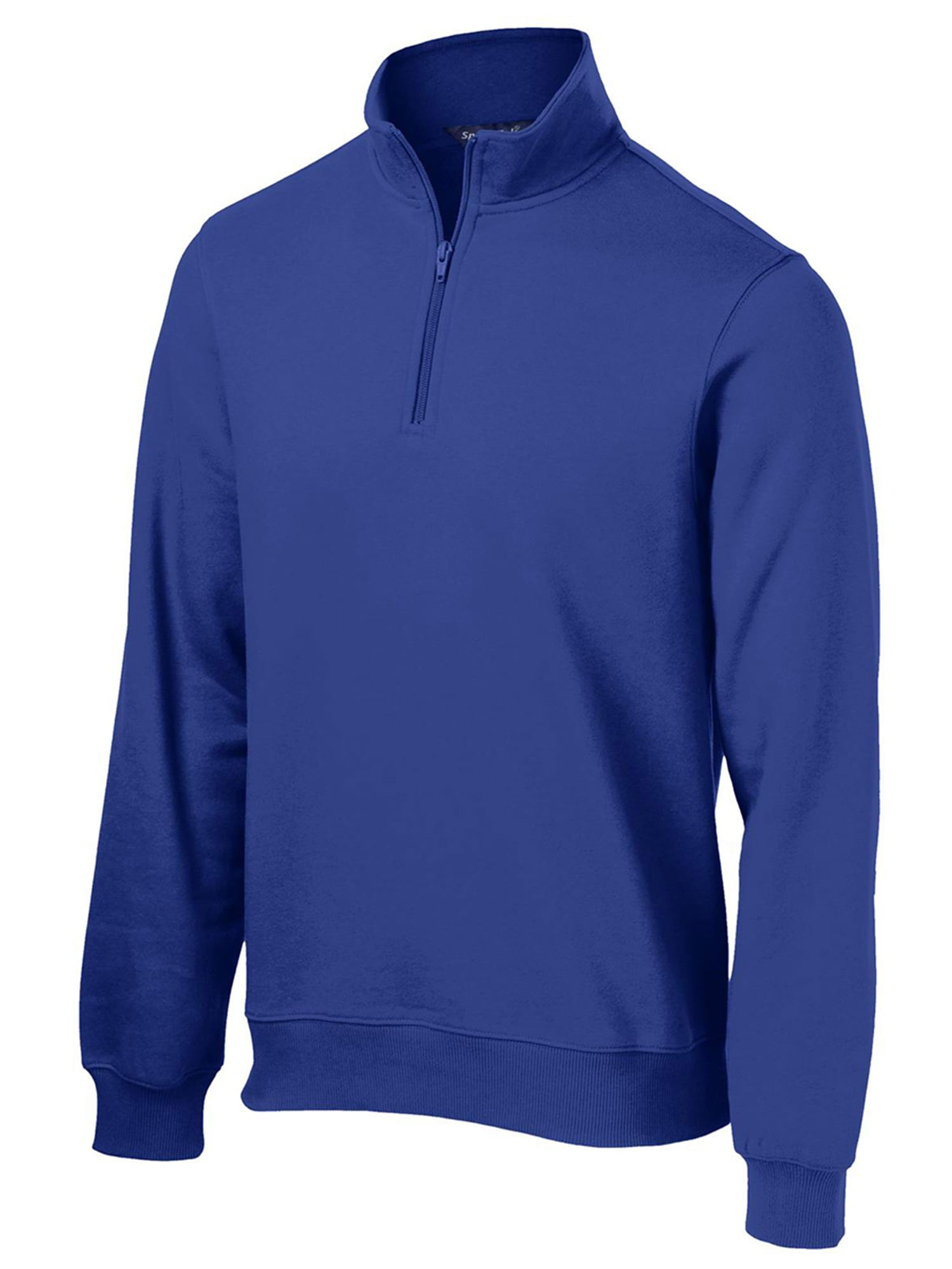 Sport-Tek Men's Big & Tall Quarter-Zip Sweatshirt – Cozy Fleece With Ribbed Cuffs & Waistband