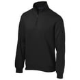 thumbnail image 1 of Sport-Tek Men's Colorfast 1/4-Zip Waistband Sweatshirt, 1 of 4
