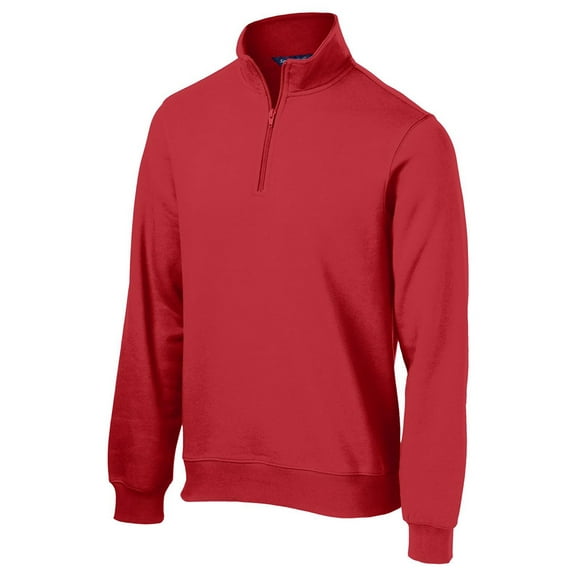 Sport-Tek Men's Colorfast 1/4-Zip Waistband Sweatshirt