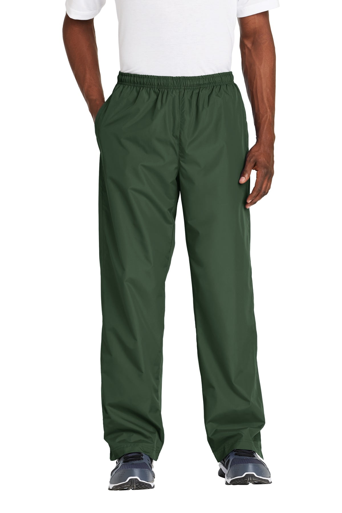 Sport-Tek Men's Polyester Wind Pants PST74, Track Joggers