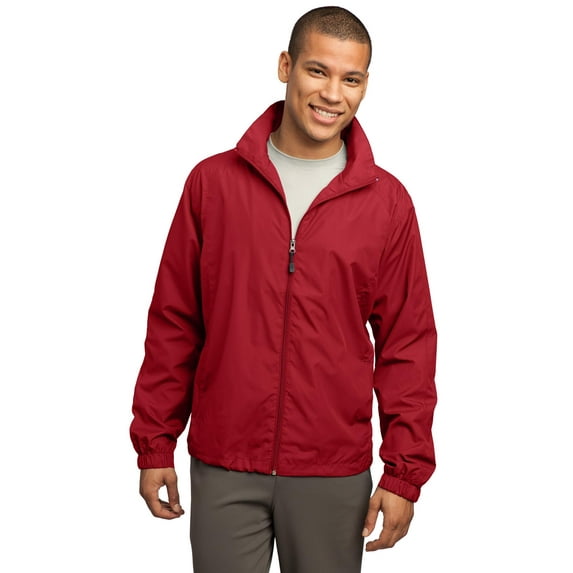 Sport-Tek Mens Full-Zip Wind Jacket. JST70