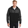 thumbnail image 1 of Sport-Tek Men's Hybrid Full-Zip athletic hoodies, 1 of 3