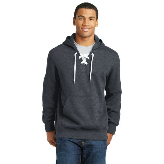 Sport Tek Men s Lace Up Pullover Hooded Sweatshirt