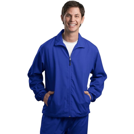 Sport-Tek Men's Lightweight Full-Zip Warm-Up Wind Jacket