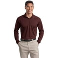 thumbnail image 1 of Sport-Tek Men's Long Sleeve Micropique Polo. ST657, 1 of 1