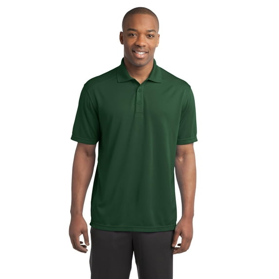 Sport-Tek Men's Moisture Wicking 3-Button Placket Polo Shirt