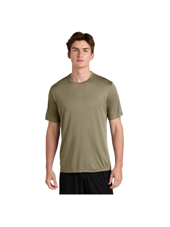 Men's PosiCharge Competitor Moisture Wicking T-Shirt Coyote Brown Large
