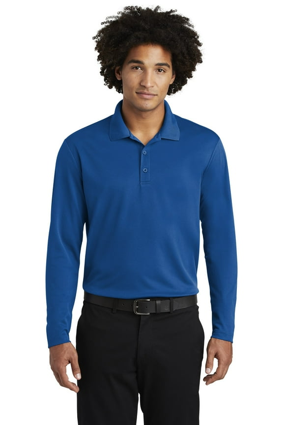 Men's PosiCharge Long Sleeve Polo