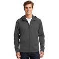 thumbnail image 1 of Sport-Tek Men's Rival Tech Fleece Full-Zip Hooded Jacket. ST295, 1 of 4