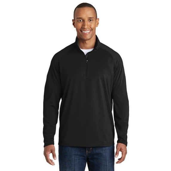 Sport-Tek Men's ST850 Softshell Sport-Wick Stretch 1/2-Zip Pullover
