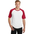 thumbnail image 1 of Sport-Tek Men's Short Sleeve Colorblock Raglan Jersey, 1 of 2