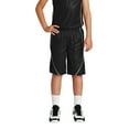thumbnail image 1 of Sport Tek Men's Sport Tek Men's Mesh Reversible Spliced Short Black Size X-Small, 1 of 6