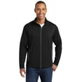 thumbnail image 1 of Sport-Tek Men's Stretch Contrast Full-Zip Jacket, 1 of 3