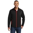 thumbnail image 1 of Sport-Tek Men's Stretch Contrast Full-Zip Jacket, 1 of 3