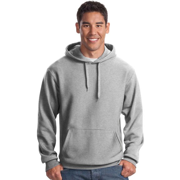 Sport-Tek Men's Super Heavyweight Pullover Hooded Sweatshirt_Athletic Hether_2XL