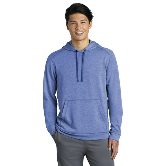 Sport-Tek Men's Tri-Blend Wicking Fleece Hooded Pullover