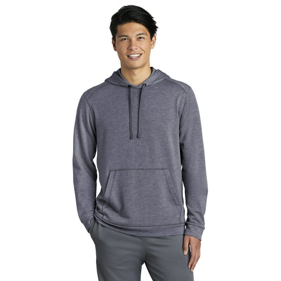 Sport-Tek Men's Tri-Blend Wicking Fleece Hooded Pullover