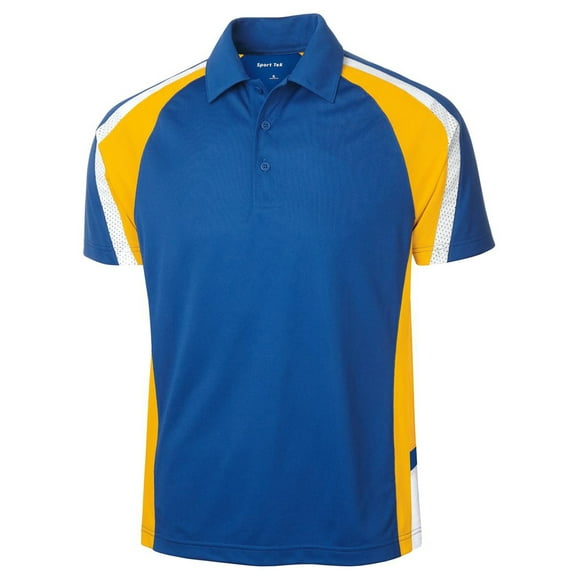 Sport-Tek Men's Tricolor Wicking Polo Shirt