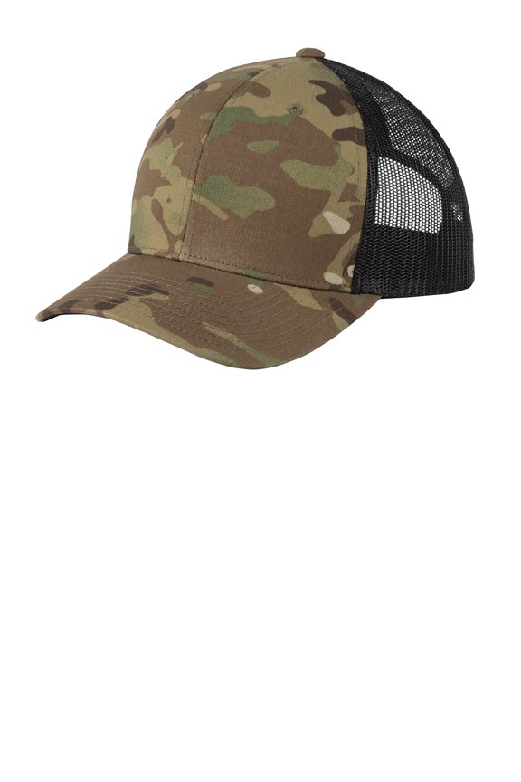 Men's Yupoong Retro Trucker Cap, Multicam, One Size