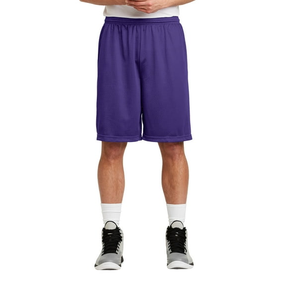 Sport-Tek Mens Long Classic Mesh Short. ST515
