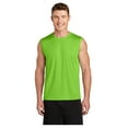 thumbnail image 1 of Sport-Tek Mens Sleeveless PosiCharge Competitor T-Shirt Lime Shock 3X-Large, 1 of 4