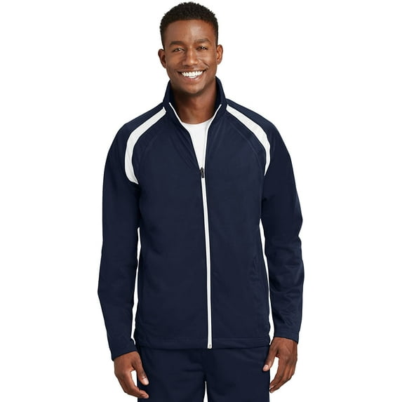 Sport-Tek Mens Tricot Track Jacket. JST90