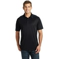 thumbnail image 1 of Sport-Tek Micropique Piped Polo (ST653) Black/True Royal, M, 1 of 2