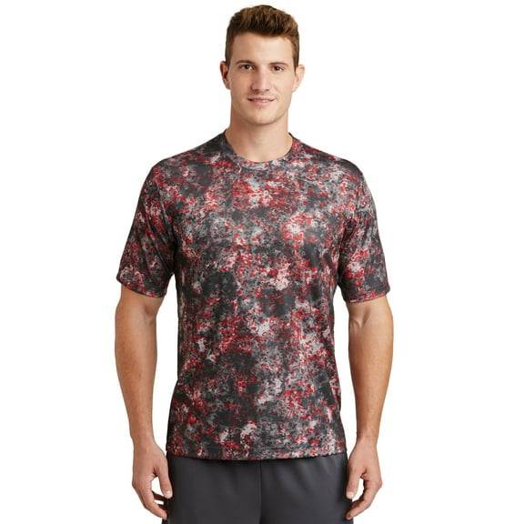 Sport-Tek Mineral Freeze Tee-L (Deep Red)