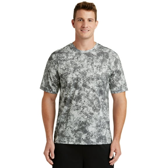 Sport-Tek Mineral Freeze Tee-M (Dark Smoke Grey)