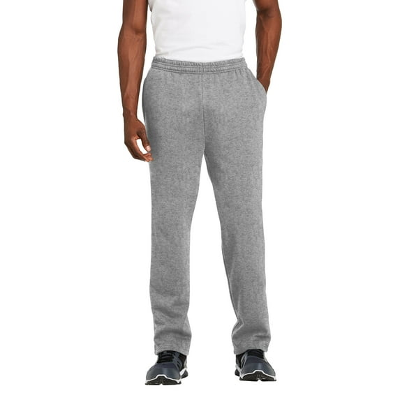 Sport-Tek Open Bottom Sweatpant-2XL (Vintage Heather)