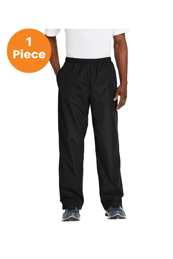 PST74 Wind Pants, Black, L, Mens Workout Pants