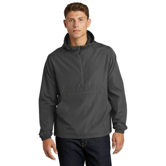 Sport-Tek Packable Anorak. JST66