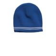 thumbnail image 1 of Sport-Tek Perfect Spectator Double Stripe Beanie, 1 of 1