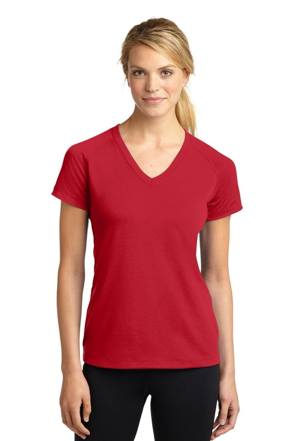 Performance V-Neck (LST700) True Red, 3XL