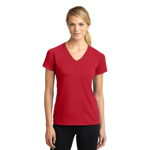 Sport-Tek Performance V-Neck (LST700) True Red, L