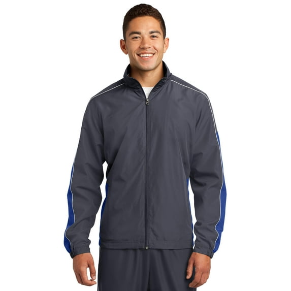 Sport-Tek Piped Colorblock Wind Jacket