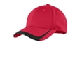thumbnail image 1 of Sport-Tek Pique Colorblock Cap-One Size (True Red/ Black), 1 of 3