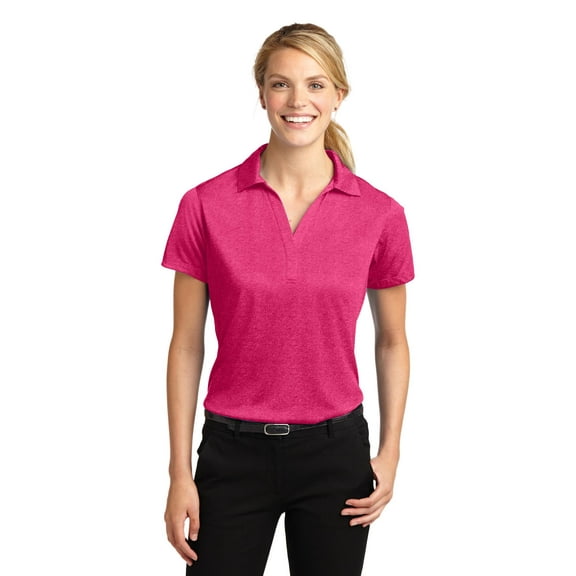 Sport-Tek Polo (LST660) Pink Raspberry Heather, M