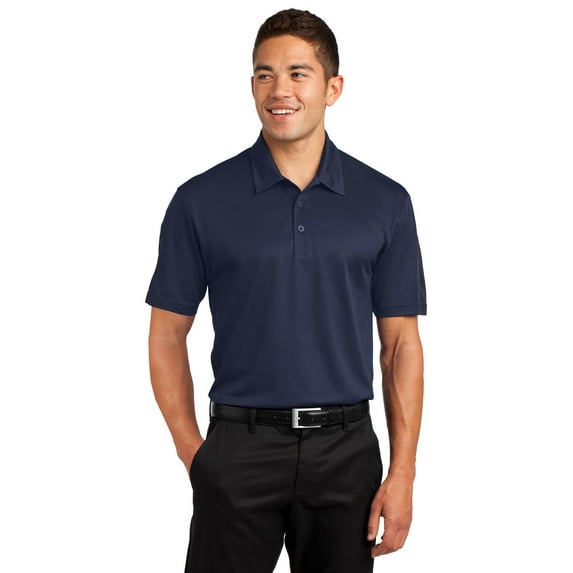 Sport-Tek PosiCharge Active Textured Colorblock Polo-XL (True Navy/ Grey)